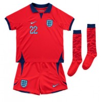 England Jude Bellingham #22 Bortedraktsett Barn VM 2022 Kortermet (+ Korte bukser)